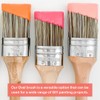 Chalk Style Paint Brush - Oval Brush with Synthetic Bristles