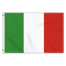 Large 60 x 90 cm Italy Flag, 2 x 3 ft Medium 150D Italian Banner, Durable Doube Side Print Decor Brass Eyelets Medium Italy