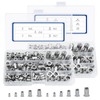 SAE & Metric Stainless Steel Rivet Nut Kits, JROUTH 380pcs