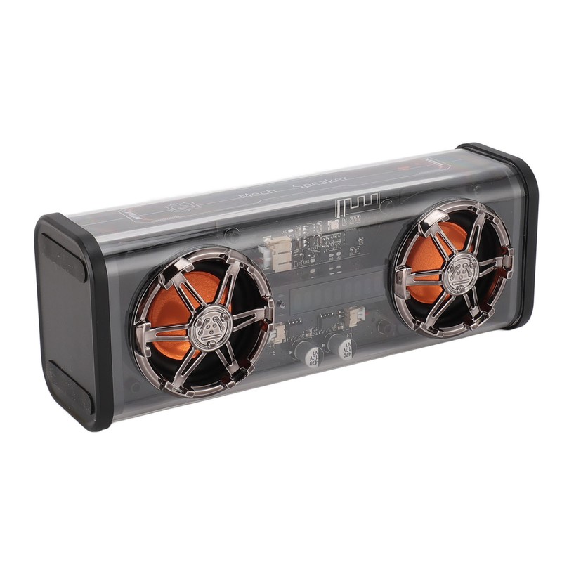 Transparent Bluetooth Speaker 2x5W Subwoofer Portable Wireless Bluetooth 5.3 Speakers
