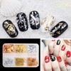 3 Boxes Gold Leaf Nail Art Gold Foil Nails Set