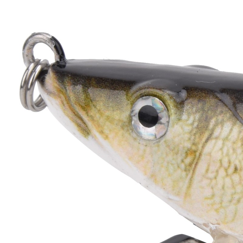 Multiple Segments Hard Swimbait Crankbait Fish Lure Fishing Tackle Treble