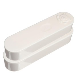 STOBAZA 2pcs Boxes Cartoon Cotton Swab Box Outdoor Decoration Clear Container Case for Swab Cotton Swab Slim Case Sponge Holder Toothpick Small Boxes Tank White Simple Travel Pp