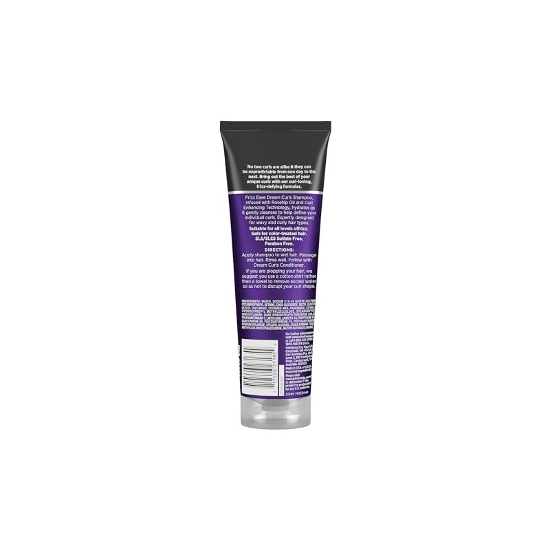 John Frieda Anti Frizz, Frizz Ease Dream Curls Shampoo, SLS/SLES
