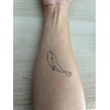 2 Sheets Temporary Whale Tattoo Wave Tattoo Anchor Tattoo Dolphin