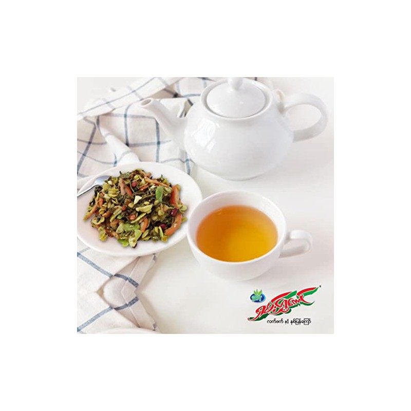 Shan Shwe Taung Fermented Tea Paste (Ginger Flavor) Medium Spicy