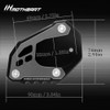 MotHeart Robuste Seitenständer Vergrößerung für Norden 901 2021-2024 Motorrad-Support-Zubehör Seitenständer-Fußstütze