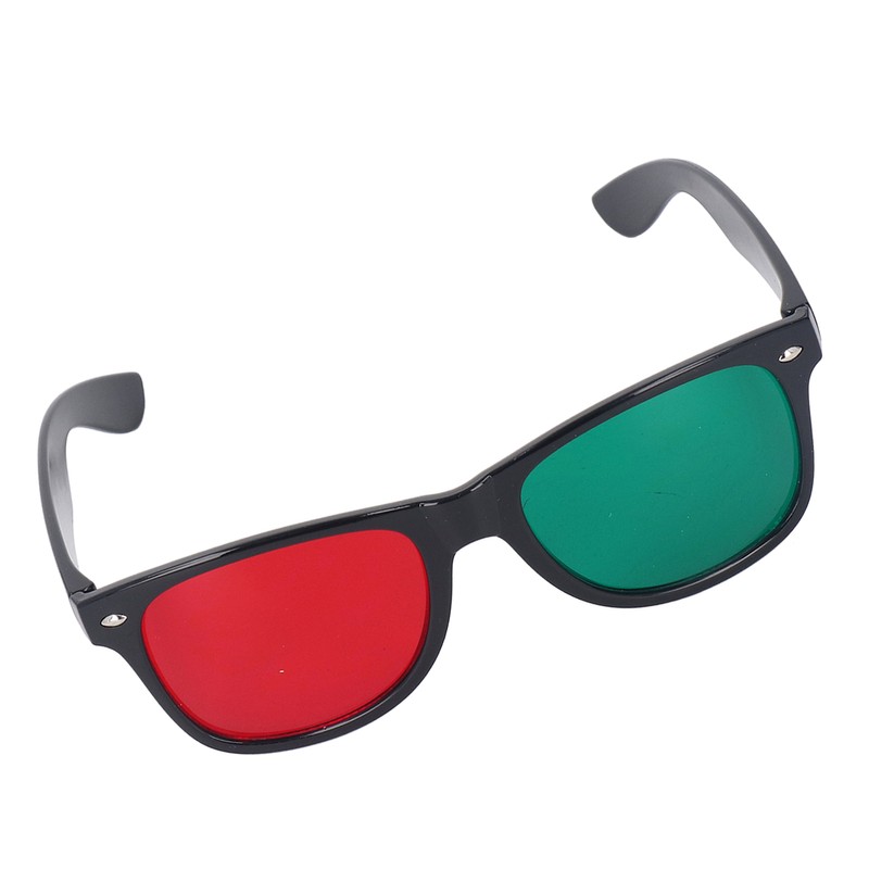 Red Green Disinhibit Training Cards with Glasses Alleviate Inhibition Letter