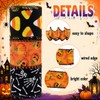 3 Rolls Halloween Printed Wired Ribbon for Gift Wrap Decor