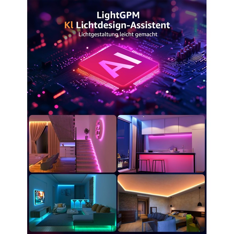 Lepro AI LED Strip SE1, 10 m Smart LED Strip