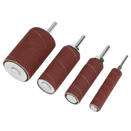 Sanding Drum Set Rubber Sanding Drum Set 20 Pieces Sanding Drum Set Sanding Sleeves with Case for DIY Carpentry Work