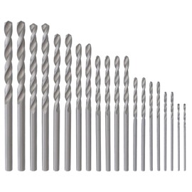 Briny River 20Pcs 4241 High Speed ??Steel Mini Twist Drill Bit Set 0.8-3mm Suitable for Pin Vise Hand Drill Miniature Models Resin Soft Metal