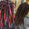Self-Perm Hippie Hair Rods & Rollers for Long Hair Tube Curl Medium (1 pack 20 pcs) - Random Color