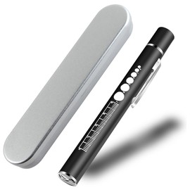 KEWAYO Penlight Pupil Light with Pupil Meter and Ruler LED Pen Torch Light Pen Pen Pen Light Pen Light Pen Pen Pen for Nurses Doctors Students 2 Light Sources
