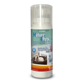Nature 4Pets Talco Quita Olores con Aroma Agradable para Perros y Gatos, Multi Usos 100gr.
