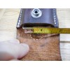 Leatherman Wave dark oil Crazy Horse leather sheath. Tooled flap.