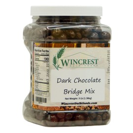 WinCrest Dark Chocolate Bridge Mix (3 Lb Tub)