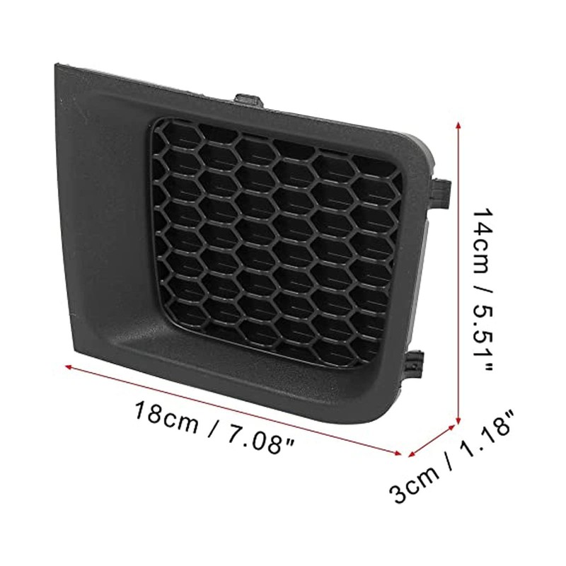 TKSE Front Left Bumper Grille, Front Left Right Bumper Grille