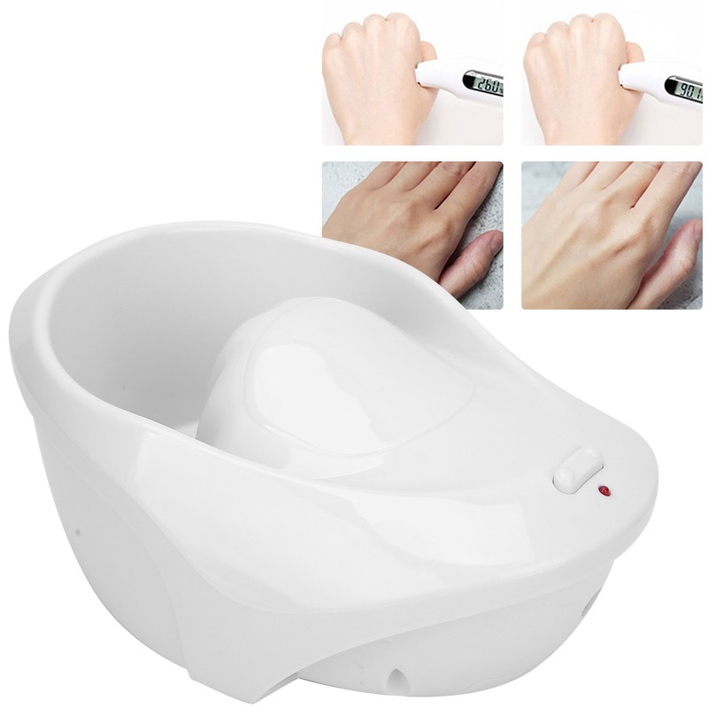 Electric Nail Soaking Bowl Bubble Vibration Hand Spa Massage Machine