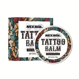 Tattoo Aftercare Butter Balm, Natural Tattoo Aftercare Cream, Moisturizing Lotion, Soothing, Color Brightening, Skin Moisturizer, 1.76oz