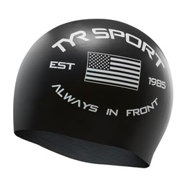 TYR Swim Cap,Black