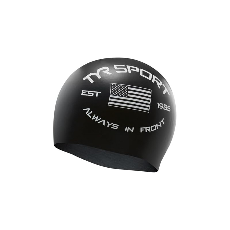 TYR Swim Cap,Black