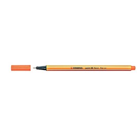 Fineliner - STABILO point 88 - Pack of 3 - Neon Orange