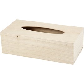 Creativ 575700 27 x 14 x 8 cm 1-Piece Wooden Large Tissue Box Holder