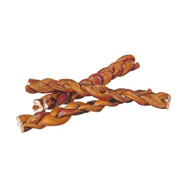 9" Braided Bully Sticks for Dogs (10 Pack) - Natural Bulk Dog Dental Treats & Healthy Chews, Chemical Free, 9 inch Best Low Odor Pizzle Stix