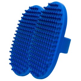 Bodhi Dog New Grooming Pet Shampoo Brush | Soothing Massage Rubber Bristles Curry Comb for Dogs & Cats Washing | Professional Quality