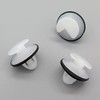 VVO Fasteners White Plastic Clips Front Door Trim Compatible with