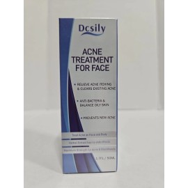 Dcsily Acne Treatment For Face 1.7 Fl Oz- Salicylic Acid- Tea Tree Oil- Aloe