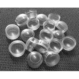 TERF® 20mm Clear Flexible PVC Roofing Sealing Washer Cap Cover 20mm Corrugated Sheet Sela Washer Cap Cover For Weatherproof Sealing Protecting - Pack of 10