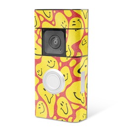 MightySkins Glossy Glitter Skin Compatible with Ring Video Doorbell Plus - Tripping with Friend | Protective, Durable High-Gloss Glitter Finish | Easy to Apply