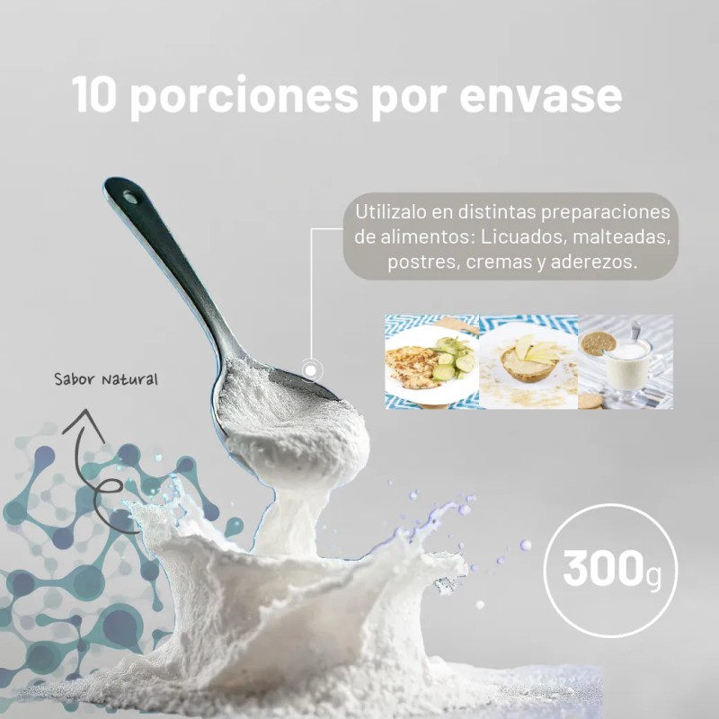 Suplemento Alim Dialisis Albumina Huevo 300g Polvo Nin Sabor Natural