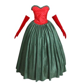 Pacreck Adult May Cosplay Costume Anime Christmas Dress Gloves Outfit for Women