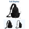 G4Free Casual Sling Shoulder Backpack Drawstring Lightweight Chest Bag Daily