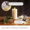Luminara Classic Slim Flameless LED Candle, Ivory 2" x 4.5,