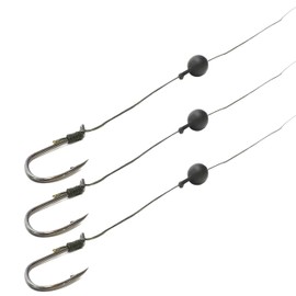 Tandem Baits Set of 3 Monster Cat Catfish Leader Hooks Single Hooks with Rattle Catfish Leader Hooks for Leader Line Fishing Set Fishing Hooks for Catfish Fishing Fishing Fishing Accessories Hooks