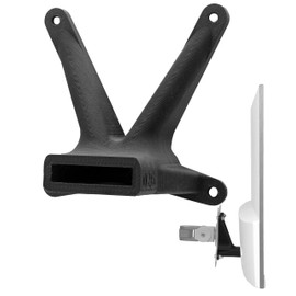 3IDEE VESA adapter compatible with HP monitor (22f, 22es, 22ea, 24f, 24fh, 24fw, 24es, 24er, 24ea, 27f, 27fh, 27fw, 27es, 27er, 27ea) - including screw set - 75x75 mm (Black) - 1-Pack