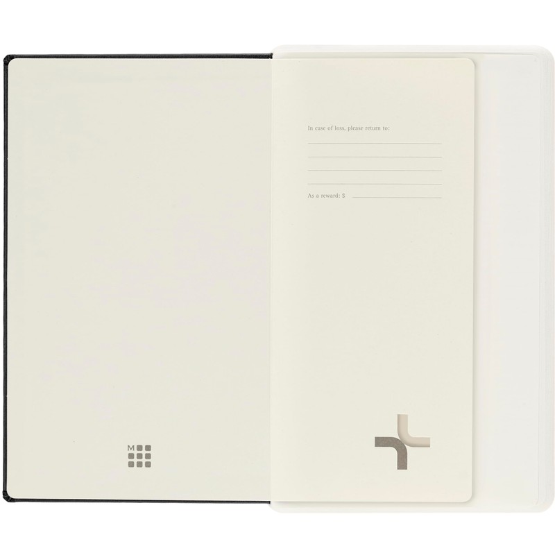 Moleskine Paper Tablet Hard Cover Smart Notebook, Ruled, Large (5"