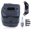 Atunee Muffler Exhaust Bracket Gasket Bolt Kit for Husqvarna 372XP