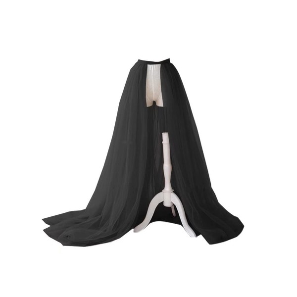 UATULT Detachable Wedding Train Only Length 66" Wedding Maxi Tulle