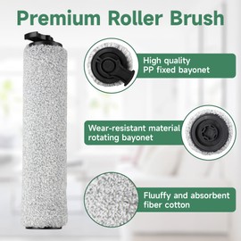 IOEALD 3831 Replacement Brushes and Filters for Bissell Crosswave Hard Floor Expert Hf2/3845/3845n/3831/3847/3848 Floor Scrubber Wet Dry Replacement Parts, for Bissell Crosswave Replacement Parts