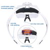 YOCTOSUN Head Magnifying Visor with 4 LED Lights and 5