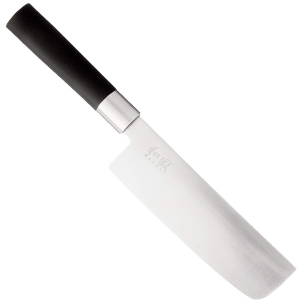 Kai PRO Wasabi Nakiri Knife 6.5", Ideal Chopping Knife for Vegetables, Great All-Purpose Chef Knife, Professional Nakiri Knife, Hand-Sharpened Japanese Kitchen Knife