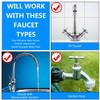 Hotop 7 Pieces Faucet Adapter Kit, Kitchen Sink Brass Aerator