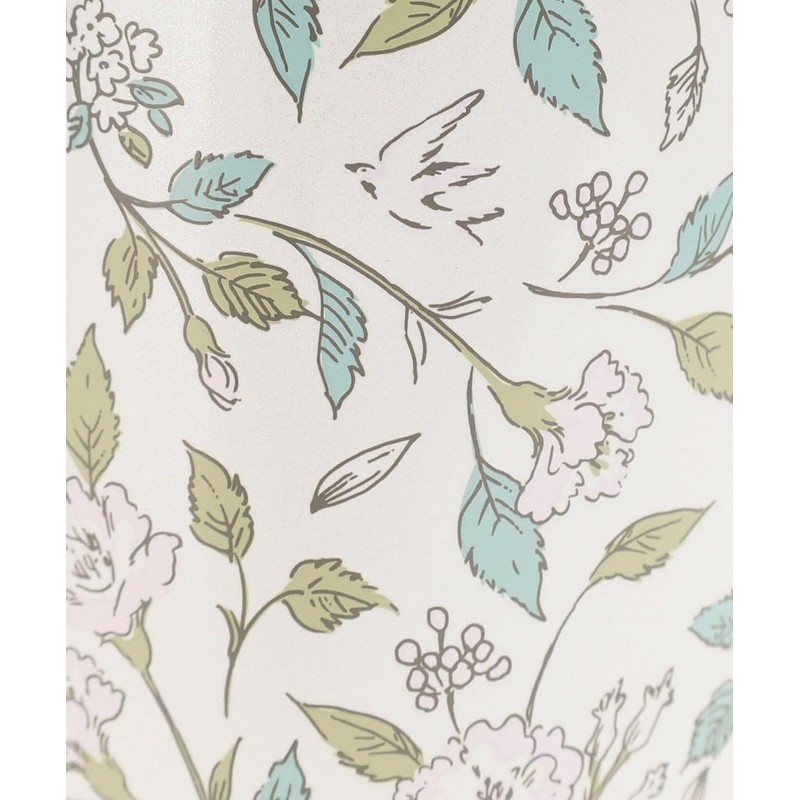 Afternoon Tea Living HS99 Flower Art One-Touch Bottle, Thermos, Purple