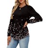 Alaroo Black Shirts Casual Flower Tops Womens Fall Fashion 2025