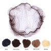 YANTAISIYU 50pcs Hairnet Hair Net para Bun Invisible Elastic Edge